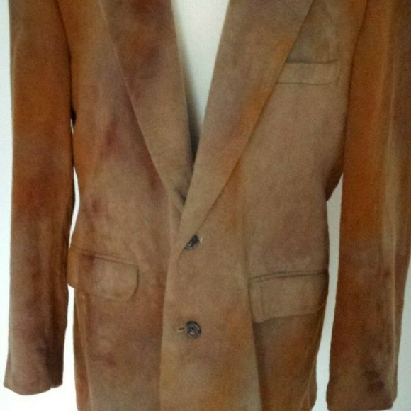 Vintage Camel Wool Jacket Coat Blazer Brown large XL tan camo black gray tie dye - Picture 5 of 16